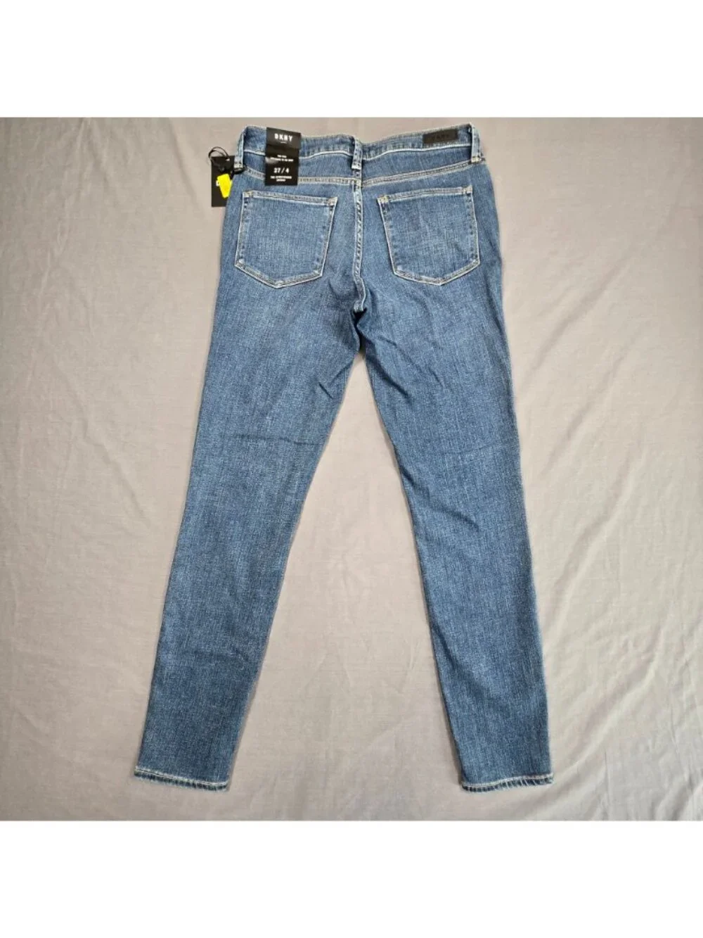 DKNY Womens Everywhere Skinny Jeans Size 27 Blue Denim Mid-Rise Stretch NEW - Picture 5 of 6